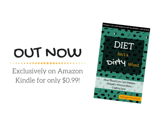 Do you hate to cook but still want to get healthy? Check out Diet Isn't a Dirty Word. It contains tips to shift your mindset toward healthy eating and 11 recipes to get you started!